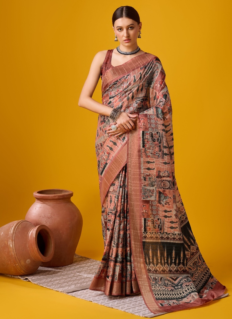 Cotton Digital Saree