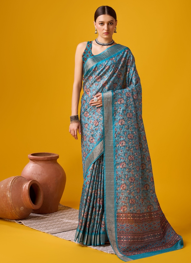 Cotton Digital Saree