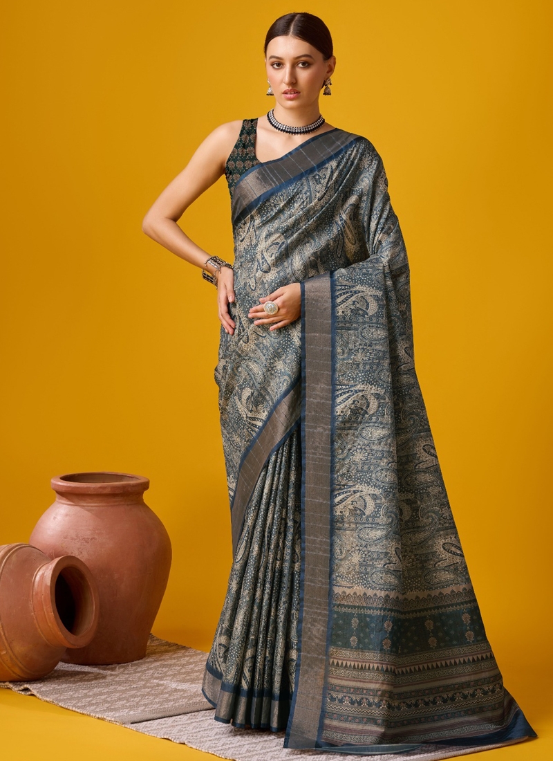 Cotton Digital Saree