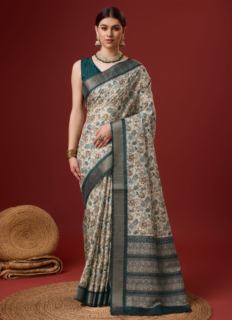 Cotton Digital Saree