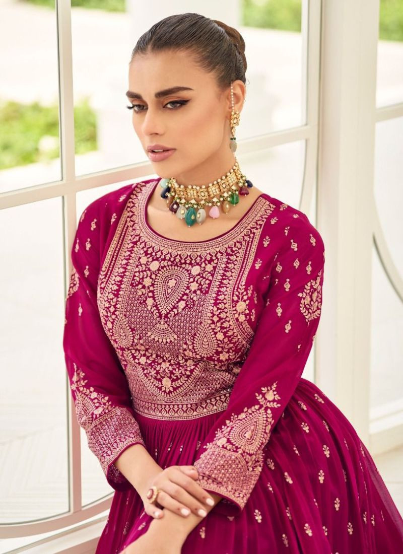 Real Georgette Suit in Pink
