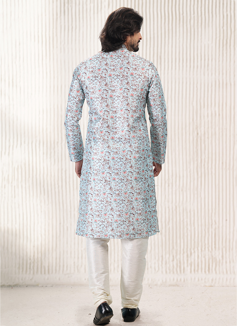 Jacquard Banarasi Silk Kurta Pajama